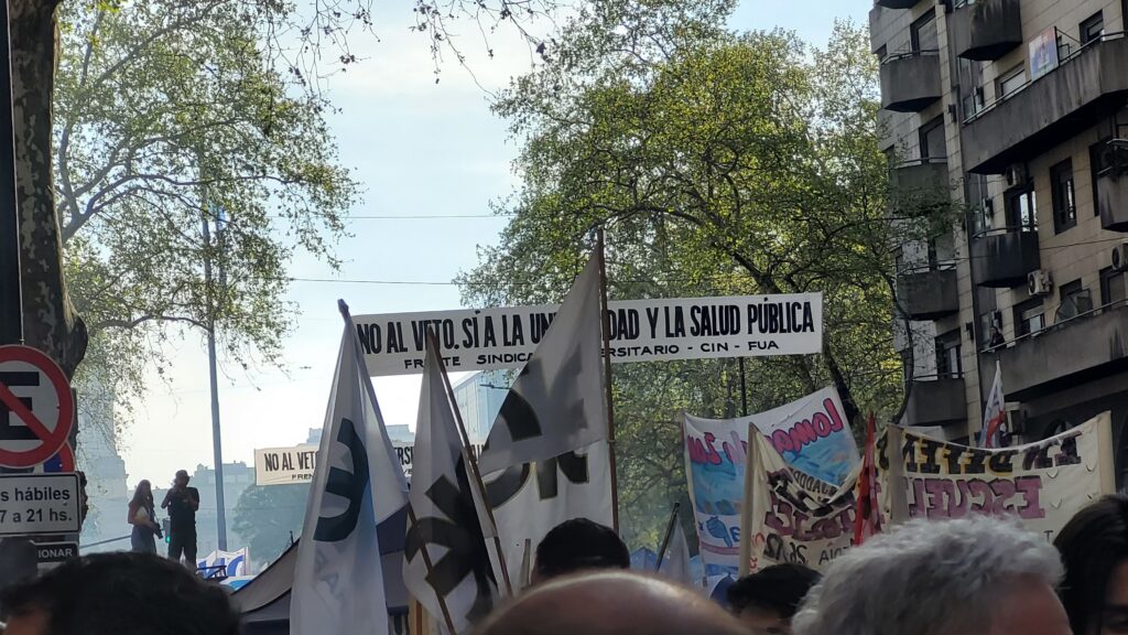 militancia en las calles